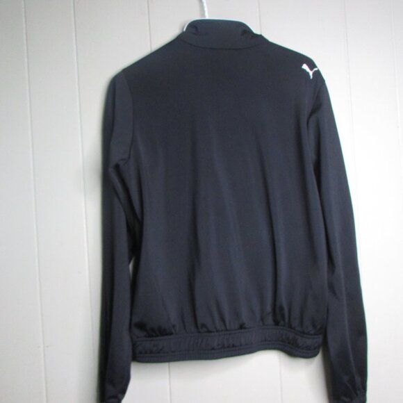 Puma Full Zip Track Jacket M Black White - Picture 10 of 14